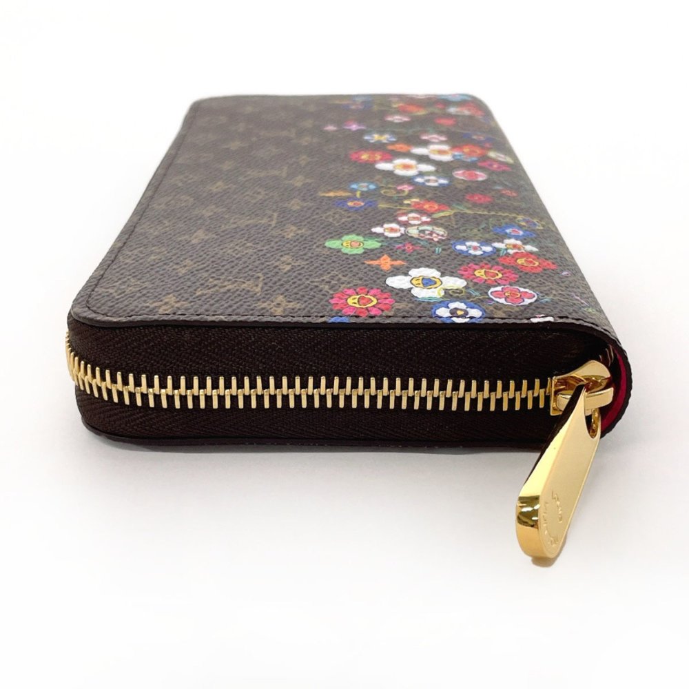 LOUIS VUITTON LV x TM Zippy Wallet Takashi Murakami M14162 Monogram Canvas Brown - Picture 3 of 10